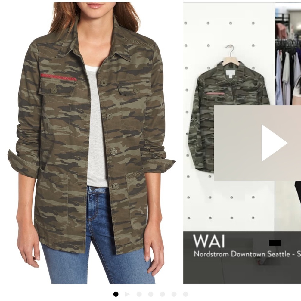 Camo military jacket